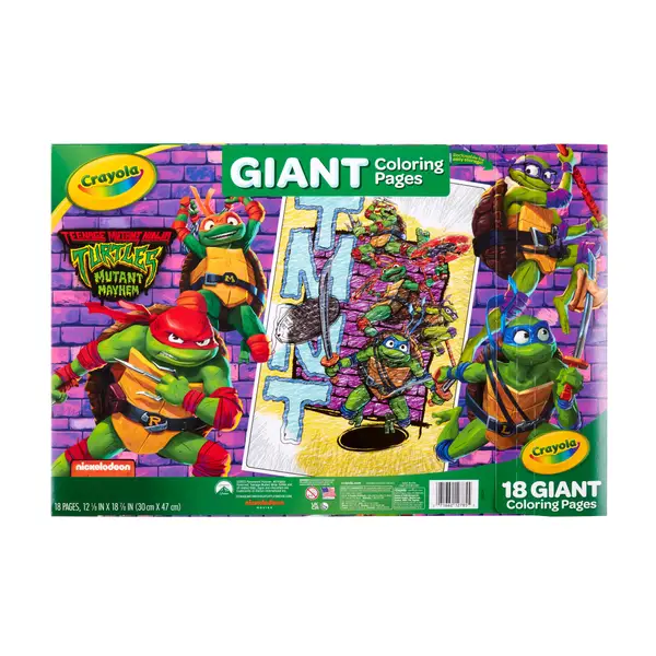 Crayola Teenage Mutant Ninja Turtles Giant Coloring Pages