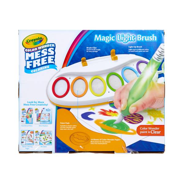 Crayola 752562 Color Wonder Magic Light Brush 20 for sale online