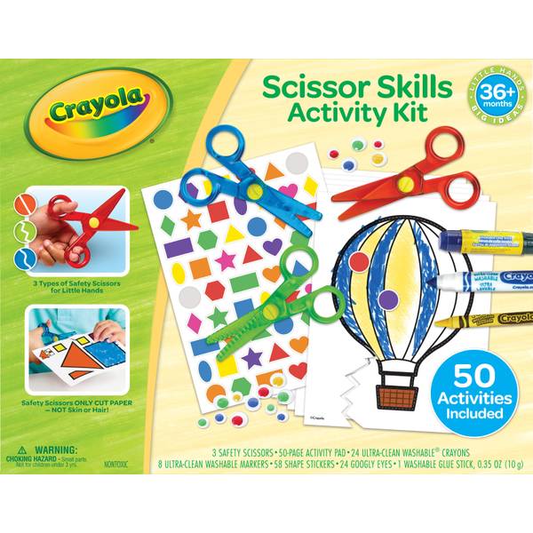 Kindergarten Scissors, Round Tipped Scissors, Art and Hobby Supplies for  Children