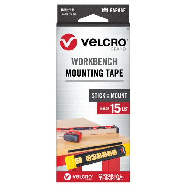 VELCRO Brand 4-in Black Industrial Strength 4In X 2In Strips Heavy Duty  (2-Pack) in the Specialty Fasteners & Fastener Kits department at