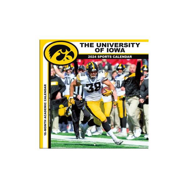 Turner 2024 Iowa Hawkeyes Mini Wall Calendar 24998040604 Blain S   1478272 