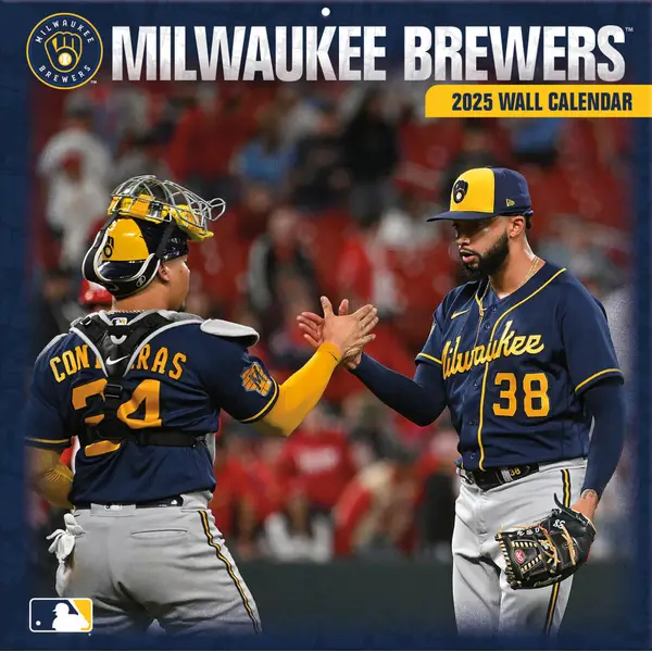 Turner Licensing MLB Milwaukee Brewers 2023 Wall Calendar