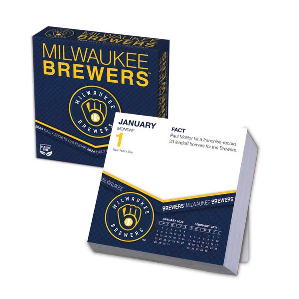 Turner 2024 Milwaukee Brewers Box Calendar 24998053108 Blain's Farm