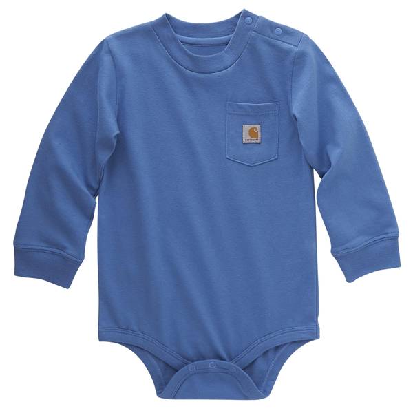 Carhartt Infant Boy's Pocket Long Sleeve Bodysuit - CA5001-Q44-UT5