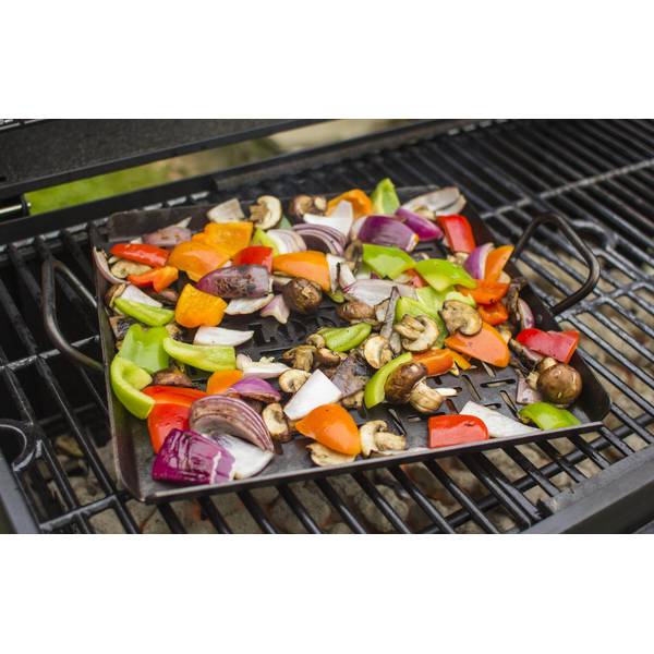 Lodge 13 x 12 Seasoned Carbon Steel Grilling Pan CRSGP12