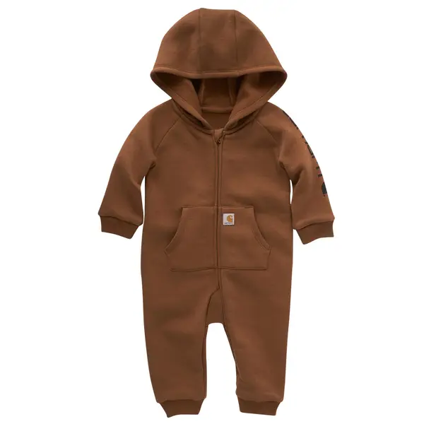 Carhartt Infant Boy's Long Sleeve Fleece Zip-Front Coveralls
