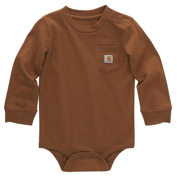 Photo of Infant Long Sleeve Pocket Bodysuit
