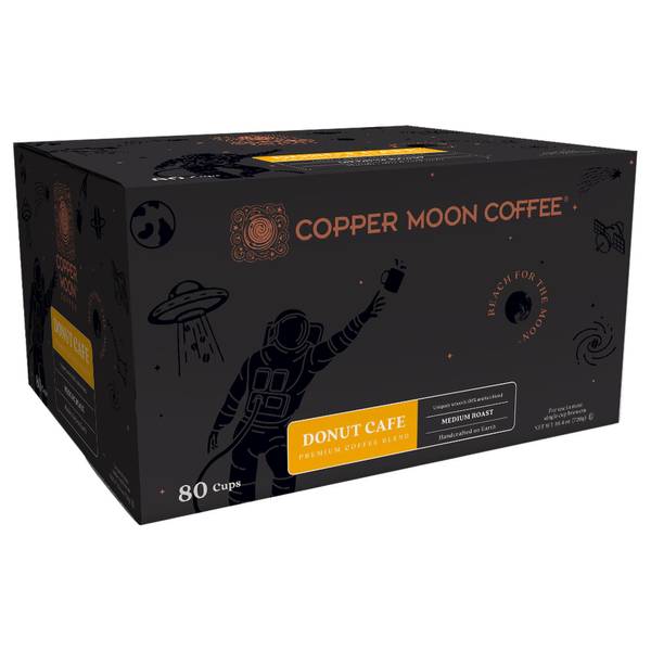 Copper Moon 80 Count Donut Cafe Coffee Single Serve K Cups 292177 copper-moon-80-count-donut-cafe-coffee-single-serve-k-cups-292177