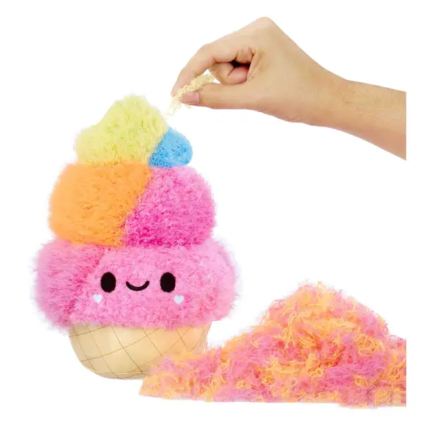  Fluffie Stuffiez Cloud Small Collectible Feature Plush -  Surprise Reveal Unboxing with Huggable ASMR Fidget DIY Fur Pulling, Ultra  Soft Fluff : Toys & Games
