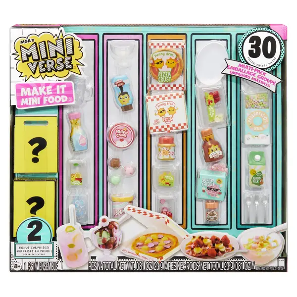 Miniverse Make It Mini Food Diner Series 1 Lot of 3 Mystery Packs