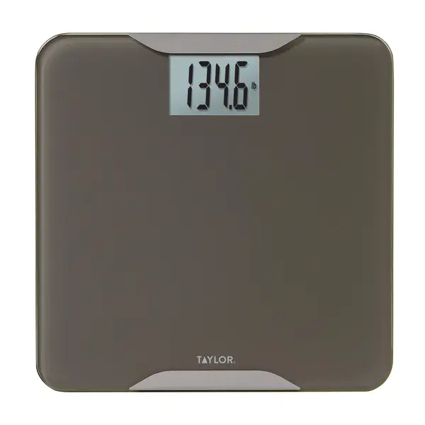 Digital Glass Weight Comparison Bathroom Scale Color LCD Display