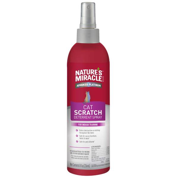 Nature's Miracle 8 oz Advanced Platinum Cat Scratch Deterrent Spray P