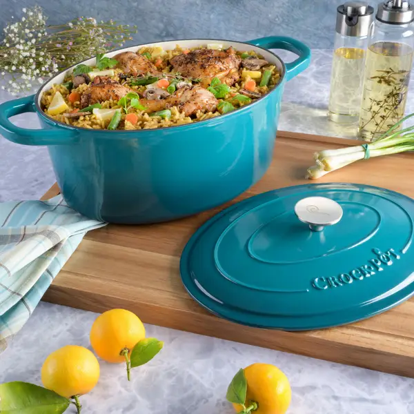 Artisan 5 t. ECI Dutch Oven w/Lid - Teal