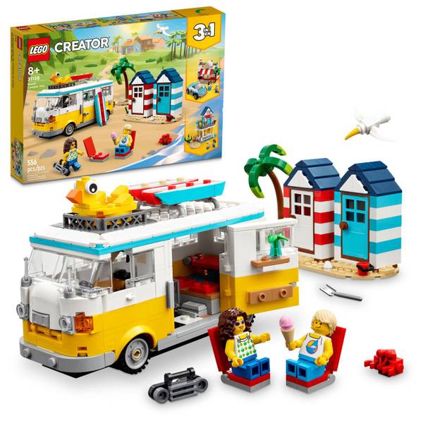 LEGO Orange VW Camper [MOD]  Lego, Lego house, Lego creations