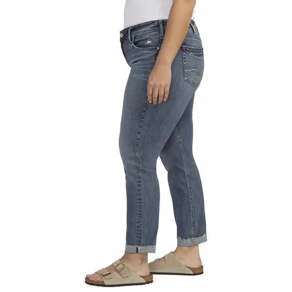 Silver Jeans PL Boyfriend Indigo - W27170ECF378-22x29