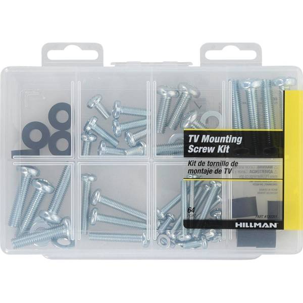 Hillman 64Piece TV Mounting Screw Kit 130311 Blain's Farm & Fleet