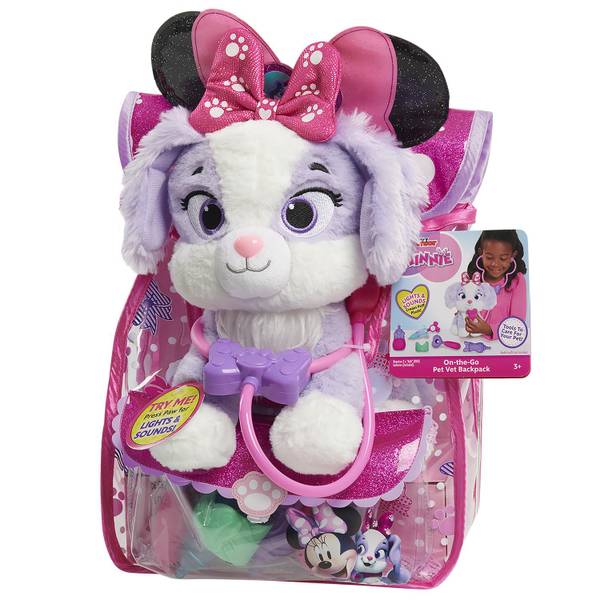 Disney Minnie Mouse Looking And Laughing 24 Oz Pink Square Plastic