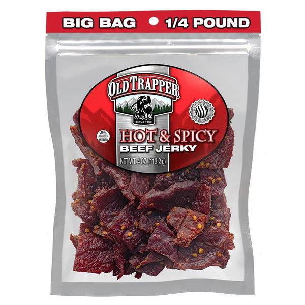 Old Trapper 4 Oz Hot And Spicy Beef Jerky 22525t Blains Farm And Fleet 7523