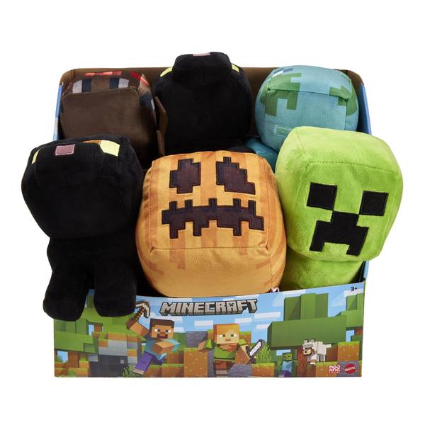 Minecraft Plush Dolls 8-in Plush Dolls, Fan Favorite Characters 