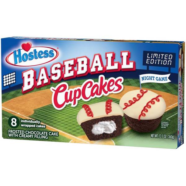 Hostess 12.7 oz Chocolate Baseball Cupcakes - 567592 | Blain's Farm & Fleet