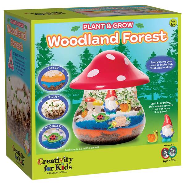 Big Gem Diamond Painting Kit for Kids – Woodland – Faber-Castell USA
