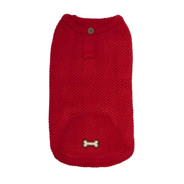 Bond & co 2025 henley knit dog sweater