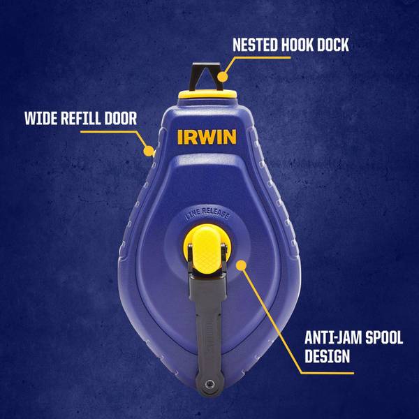 Irwin Strait-Line SPEEDLINE 100' Chalk Reel - IWHT48442