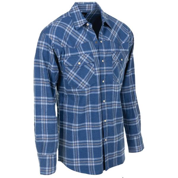 Work N' Sport Men's Long Sleeve Western Flannel - 44519 Work N' Sport Men's Long Sleeve Western Flannel - 44519