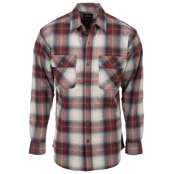 Brilliant Basics Men's Flannel Shirt - Red & Black - Size XS