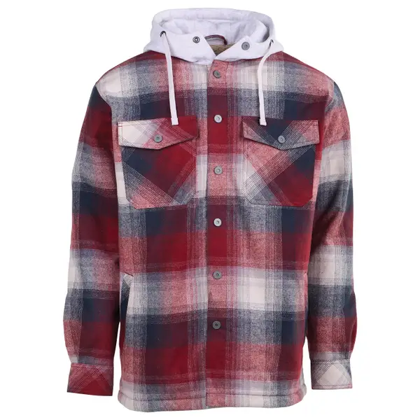 Berber lined deals hooded flannel