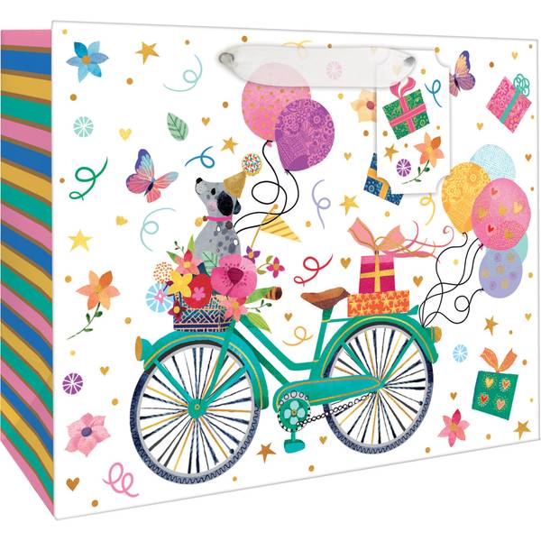 Photo of Large Birthday Bicycles Gift Bag