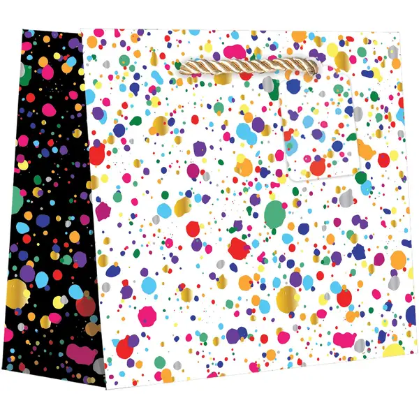 Jillson & Roberts 30 x 5' Roll Rainbow Birthday Wrapping Paper