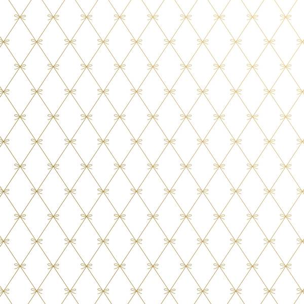 Gold Triangles on Black Wrapping Paper