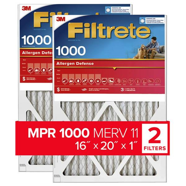 Filtrete allergen reduction plus deals 2x dust defense filter