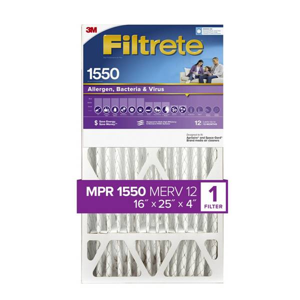 Photo of 16" x 25" x 4" Ultra Allergen Reduction Deep Pleat Filter