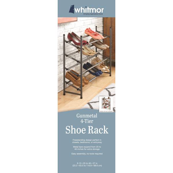 Whitmor 10-Tier Shoe Cart