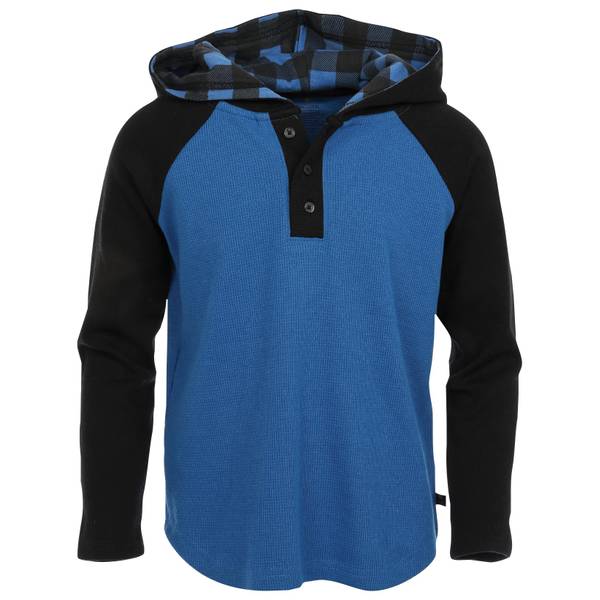 Hooded hot sale thermal shirt