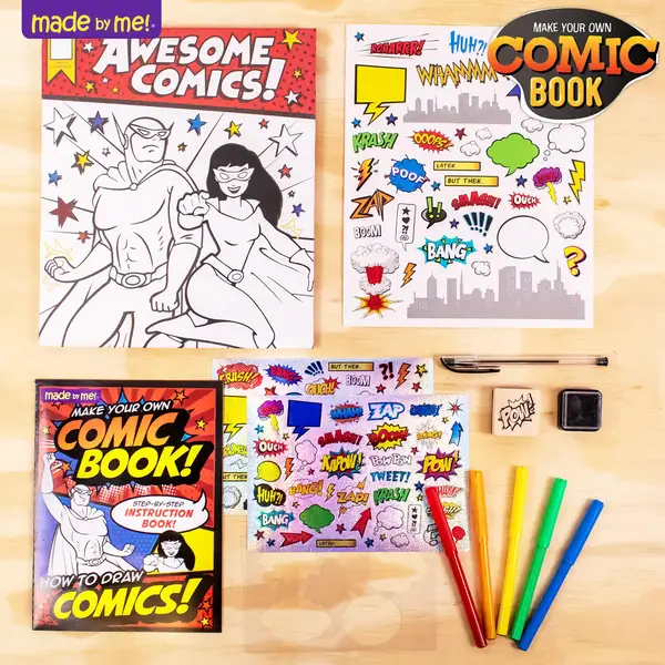 Color Zone® Create Your Own Comic Book Kit