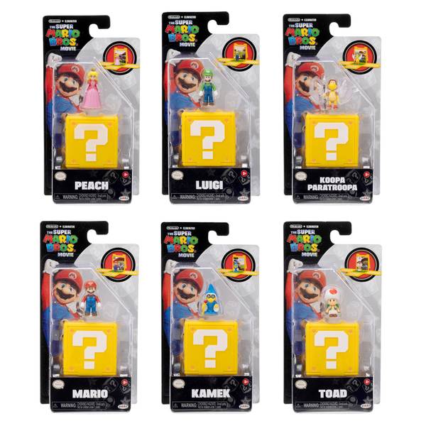 Official Nintendo Super Mario Bros Collector Question Block Kid