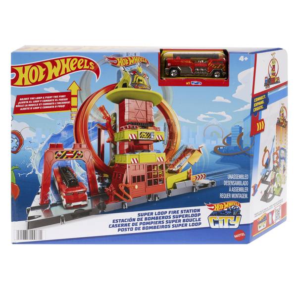 hot wheels fire loop