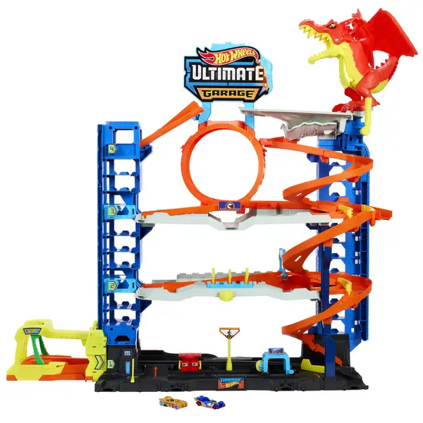Hot Wheels T-Rex Rampage Track Set , Works With Hot Wheels City Sets, Toys  for Kids Ages 5 to 10