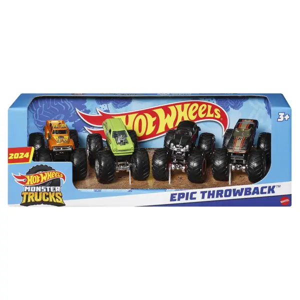 Monster Truck 4-Pack 1:64 Scale Trucks Assortment - HLT73 Monster Truck 4-Pack 1:64 Scale Trucks Assortment - HLT73