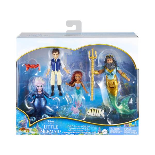Disney princesses - ariel - coffret poupee ariel et ursula, figurines