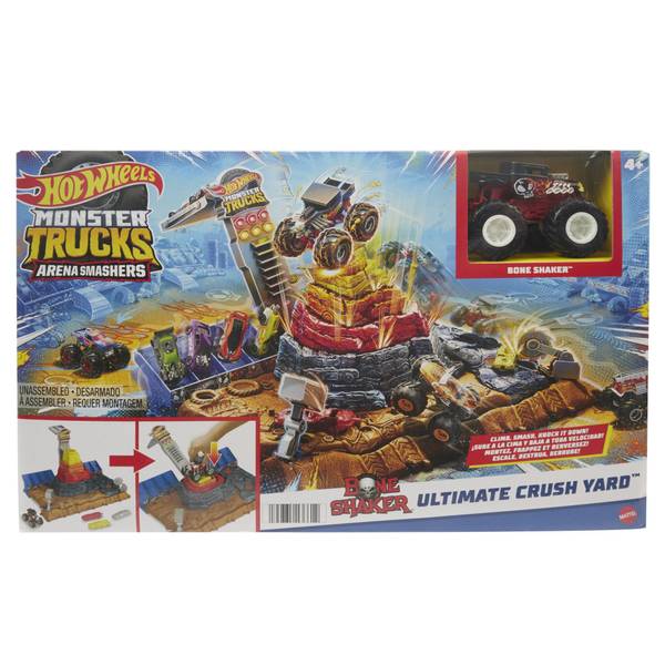 Hot Wheels Monster Trucks BONE SHAKER 1:64 Scale Vehicle - The Toy Barn