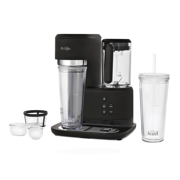 Mr. Coffee Iced Coffee Maker with Reusable Tumbler and Coffee Filter - Gray  1 ct