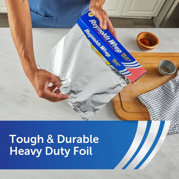 Reynolds Wrap Heavy Duty Aluminum Foil, 18 in wide -150 SQ FT, 2- COUNT