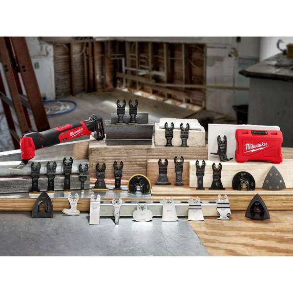 FORCA 105pc Oscillating Multi-Tool Blades Kit | Universal Fit For Milwaukee, Dewalt, Makita, Bosch | HCS Blades - View #8