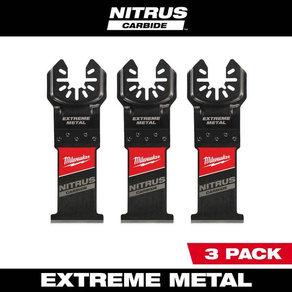 Milwaukee 3-Pack Extreme Metal Universal Fit OPEN-LOK Oscillating Milwaukee 3-Pack Extreme Metal Universal Fit OPEN-LOK Oscillating