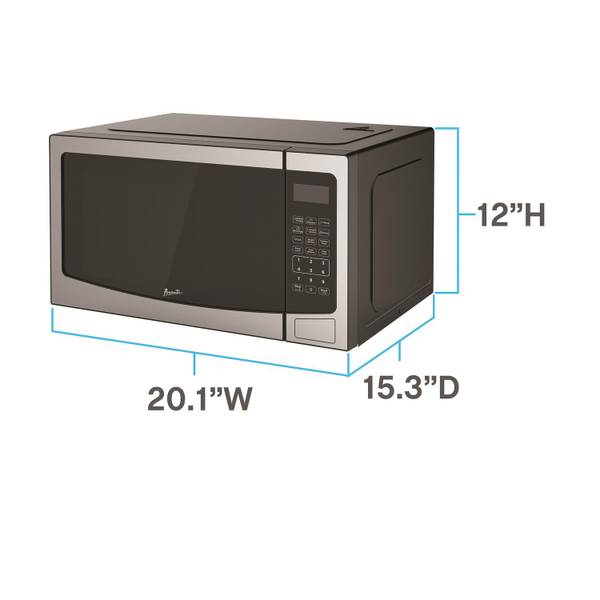 Avanti 0.9 CF Touch Microwave - Stainless Steel 