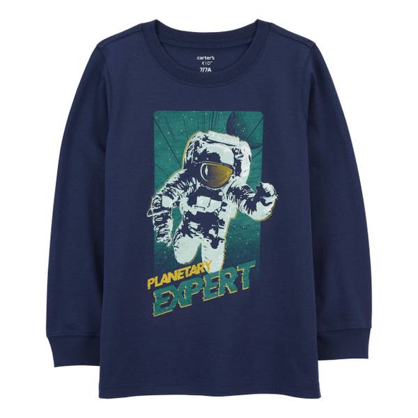 UPC 195861893233 product image for Carter's Boy's Planetary Expert Astronaut Jersey Tee | upcitemdb.com